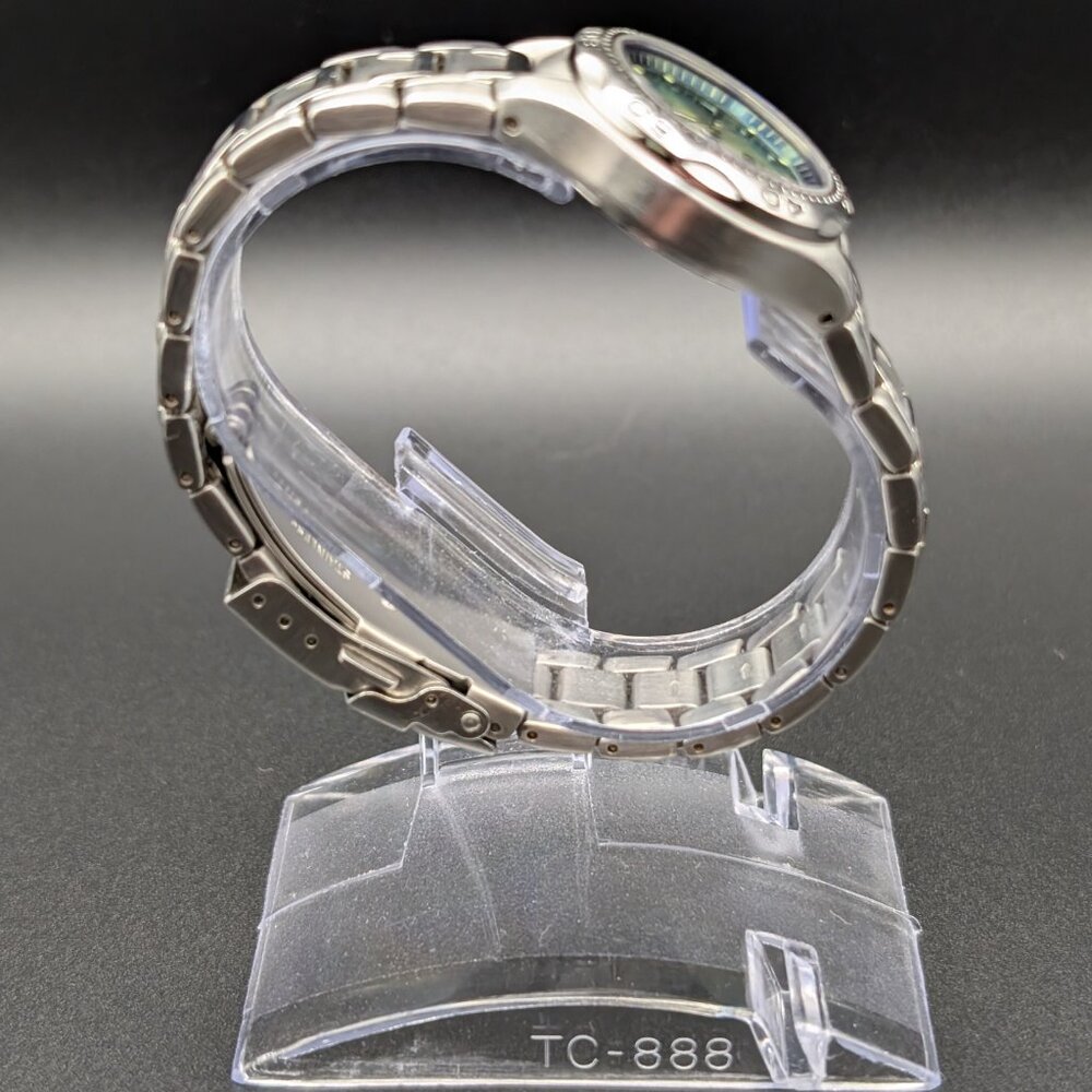 Fossil Blue AM-3457 Stainless Steel Watch 7" Band - Picture 6 of 6